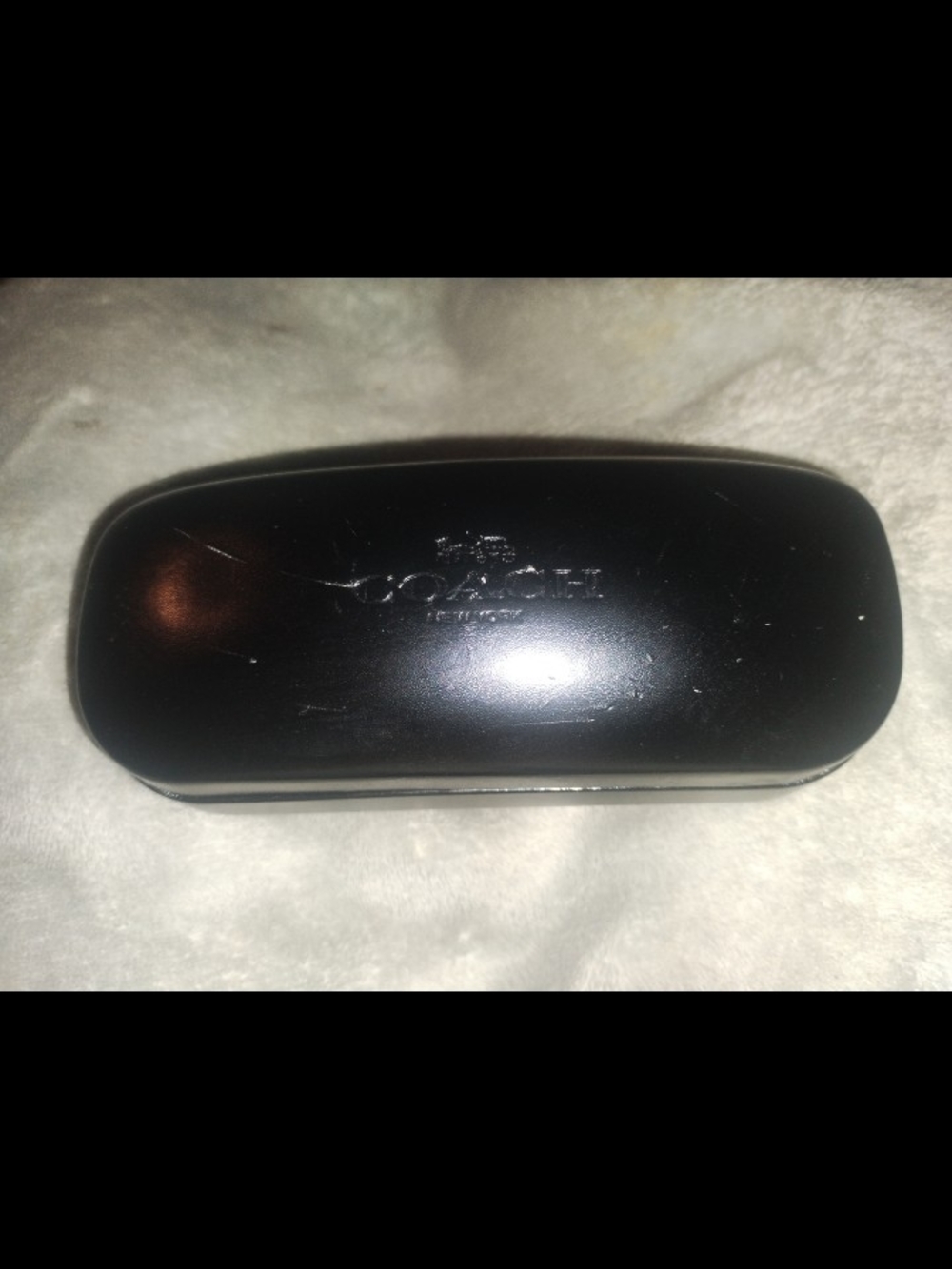 Coach Black Hard Shell Eyeglass Case